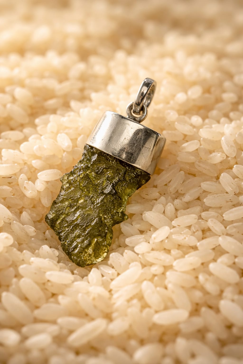 Genuine Moldavite pendant