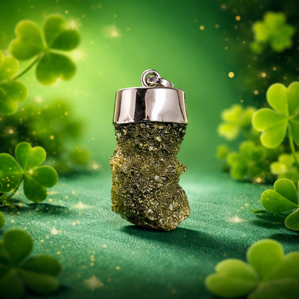 Genuine Moldavite pendant