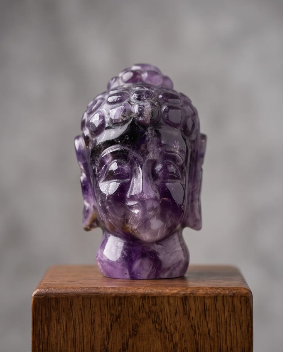 Buddha Amethyst statue